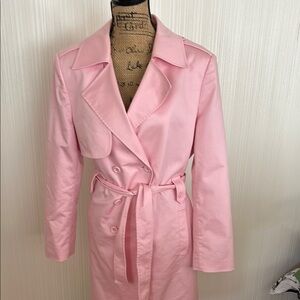 Tahari Light Pink Women's Trench Coat